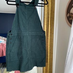 Corduroy Overall Dress